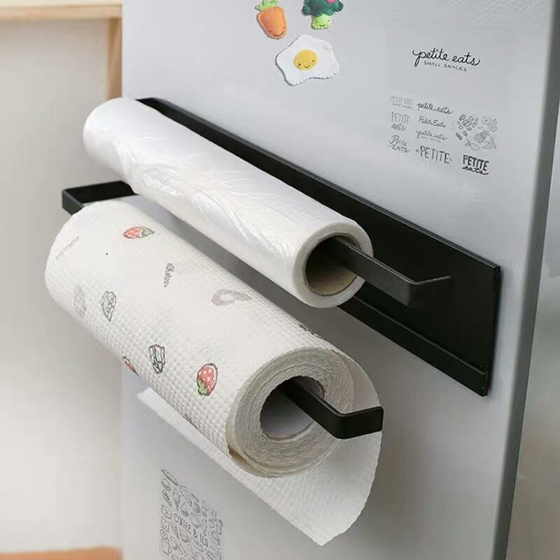 Badeværelse magnet håndklædeholder toiletrulle papirholder hjem køkken væg arrangør