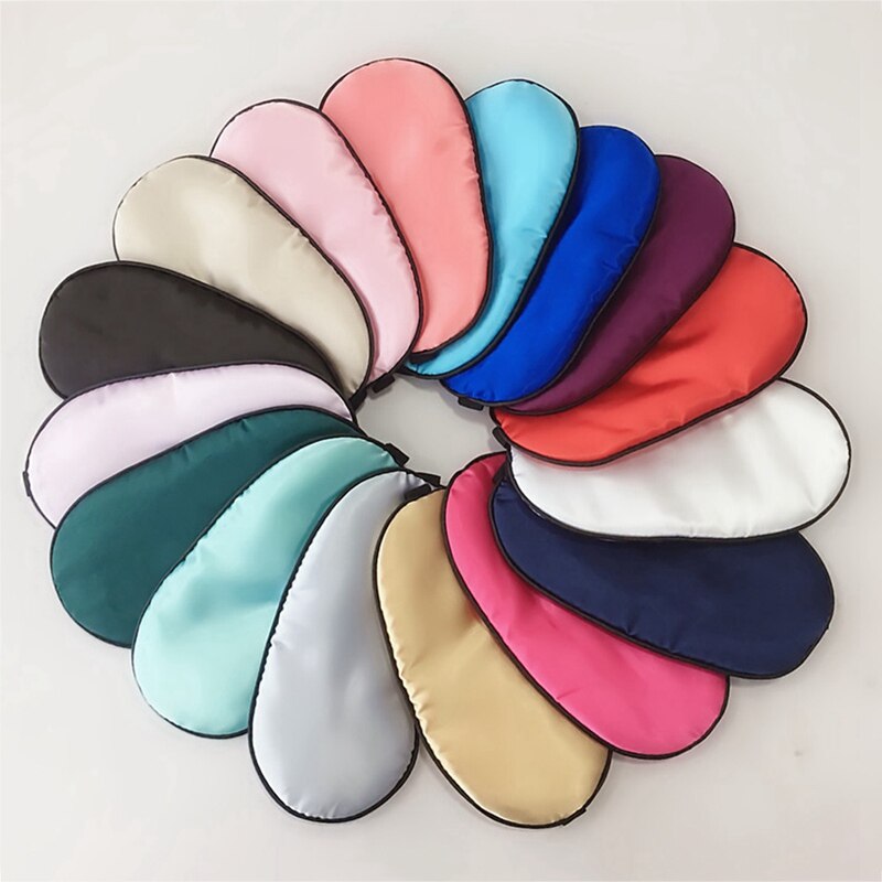 Pure Silk Double-Side Shading EyeShade Sleeping Eye Mask Cover Eyepatch Blindfolds Eyeshade Health Sleep Shield Light