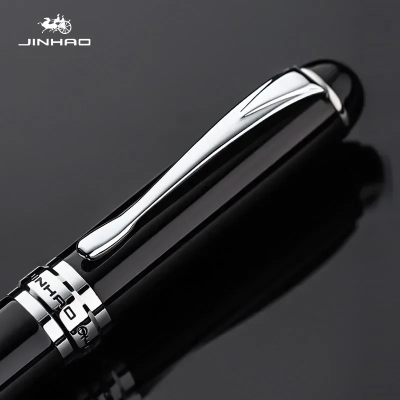 Pluma estilográfica Jinhao X750, estilo exquisito de , pluma de caligrafía de punta de 18KGP, obra de arte para estudiantes y profesores, papelería para escribir firma