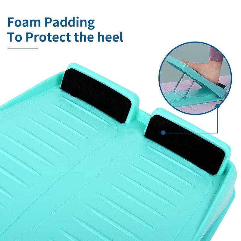 -Tilt Board Portable Slant Board Adjustable 5 Level Leg Strength Training Equipment Yoga Equipment Home Fitness