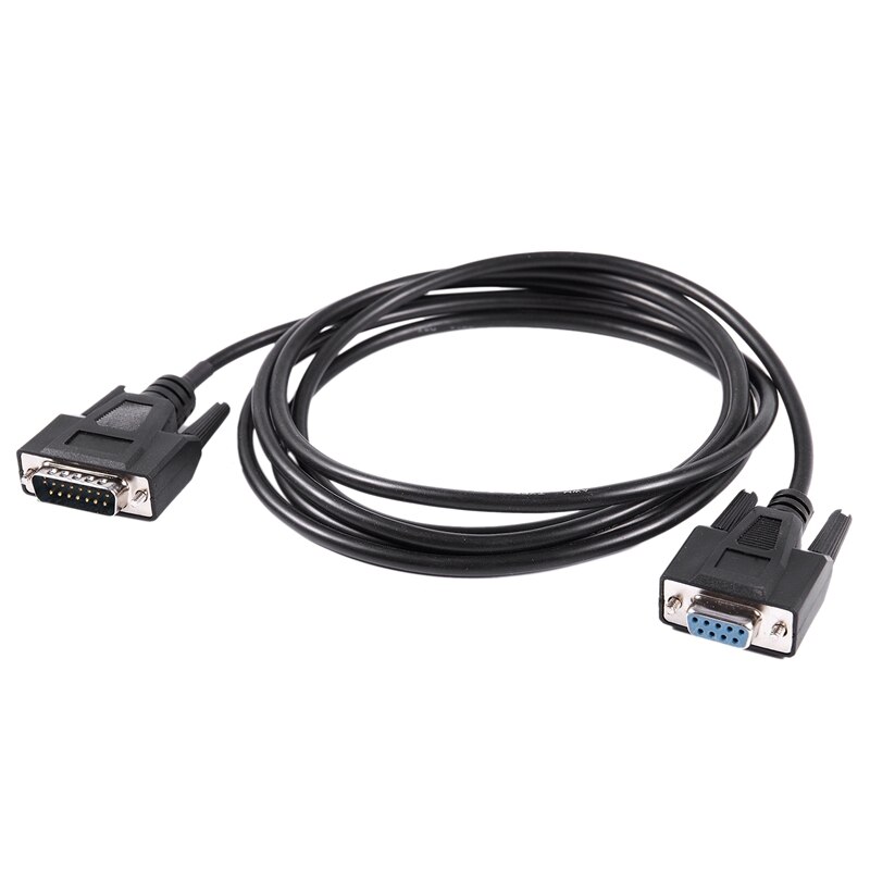 2.4M IC690ACC901 RS232/RS422 Adapter PLC Programming Cable for GE 90-30 Black