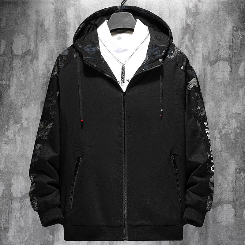 2022 kevät syksy miesten vaatteet vapaa-ajan löysät streetwear bomber musta takki plus oversize m -6xl 7xl 8xl 9xl: 918 1 / 6xl ja 190 cm 110kg