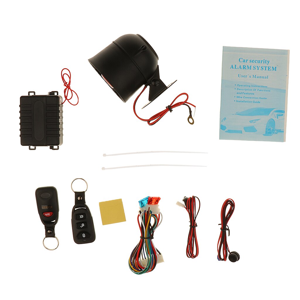 Car Vehicle Security System Burglar Alarm Protection Anti-theft System