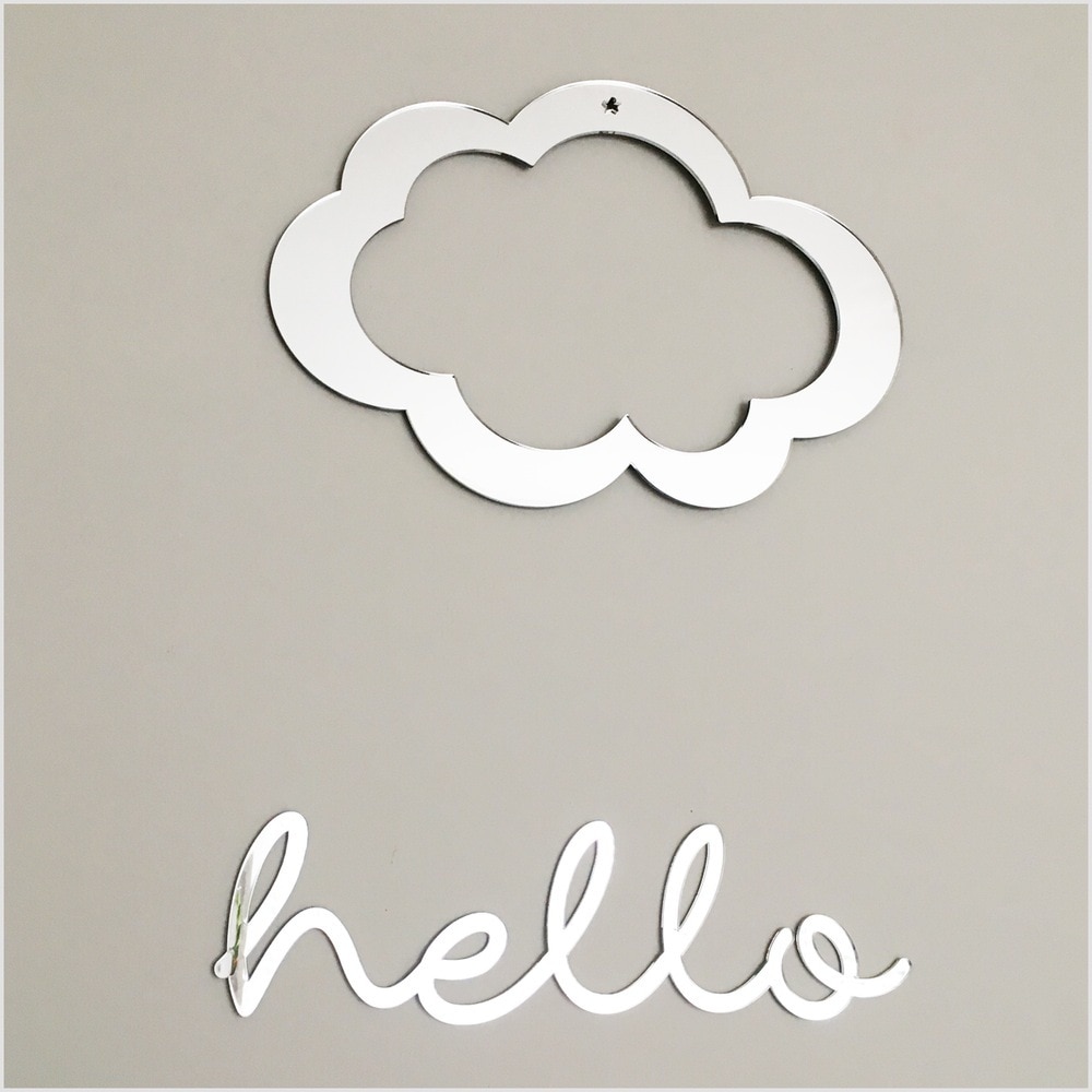 Muursticker babykamer, kinderkamer,  , 3d decoratieve spiegels,