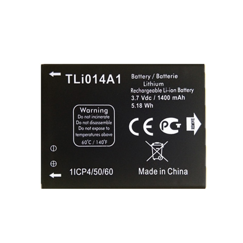 nuovo 1400 mAh Batteria TLi014A1 per Alcatel Pixi 3 4.5 "4027 4027A 4027D 4027X4010 4010D 4012 4030 4030D 4030A 5020 5020D