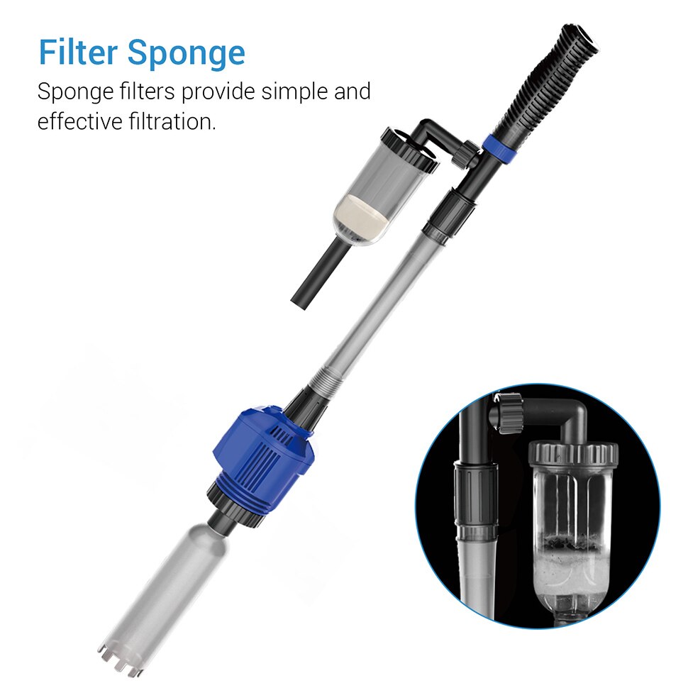 Nettoyeur électrique de gravier pour Aquarium, Siphon, filtre à eau lave-vaisselle pour réservoir de poissons, outils d&#39;aquarium