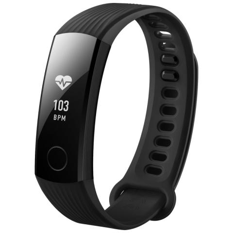Huawei – bracelet connecté Honor 3, avec écran tactile OLED, moniteur de fréquence cardiaque, 5atm, directe, Message Push, Original: Black