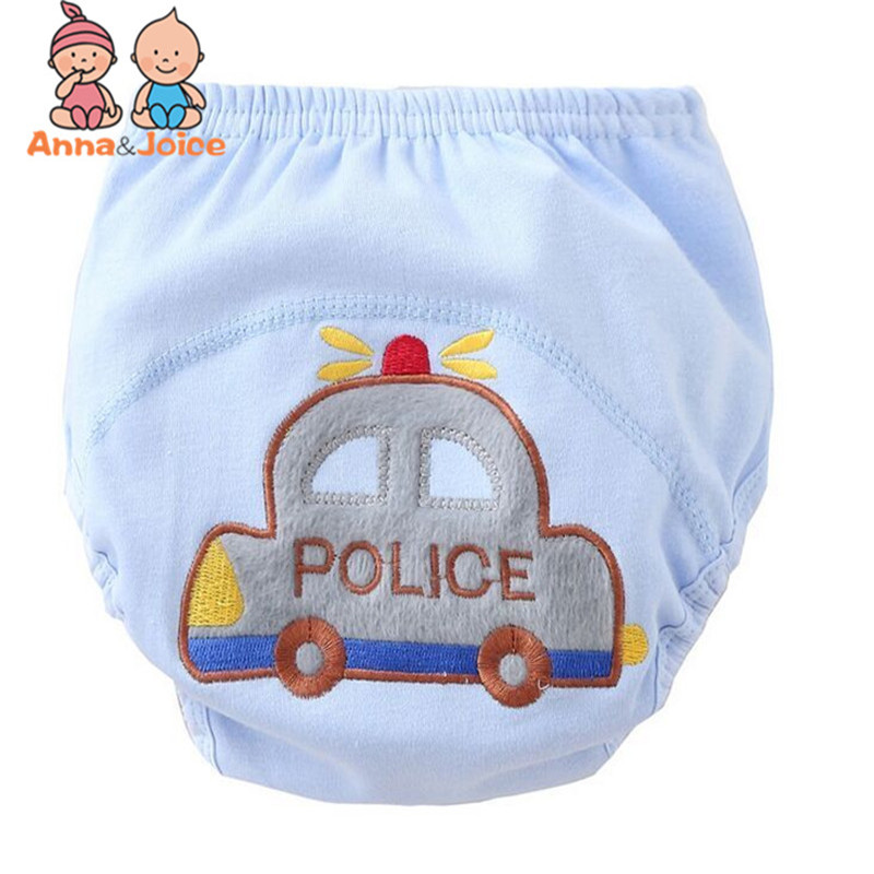 4pc/lot Baby Washable Diapers Underwear/Cotton Breathable Underwer Training Pants 90/100