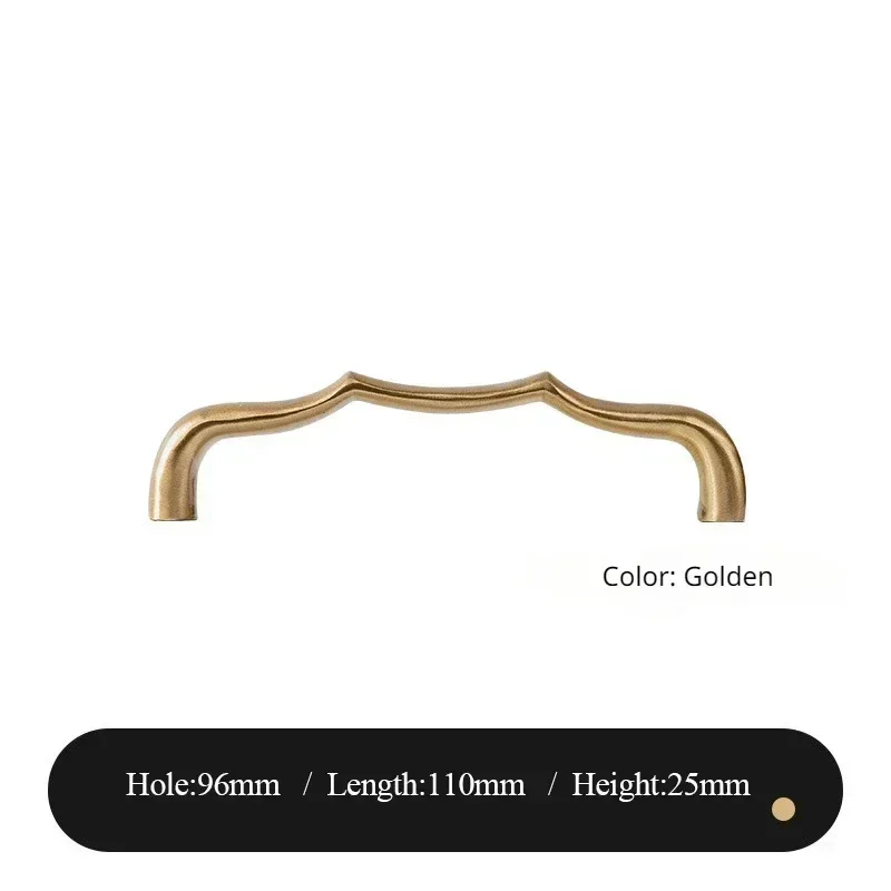 Antikke bronze messing skabsgreb retro garderobe skoskabe til skuffer køkkengreb tilbehør: Blå