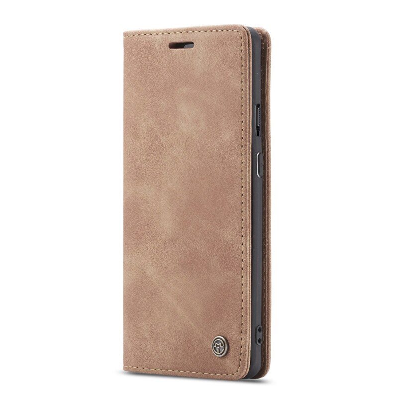Luxury Book Stand Protective Cover For Samsung Galaxy A50 Case 6.4" Vintage Leather Flip Case for Samsung A50 Case A 50 Fundas: Khaki