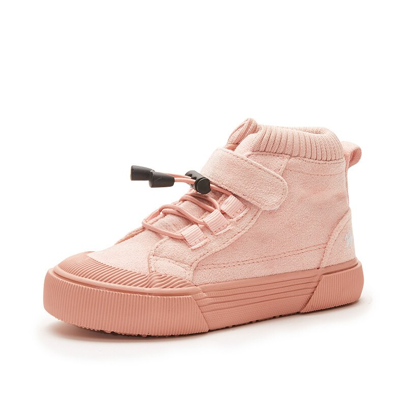 Niños zapatos de algodón niños botas terciopelo calidez niñas zapatos de invierno niños para niña invierno: pink / CN28