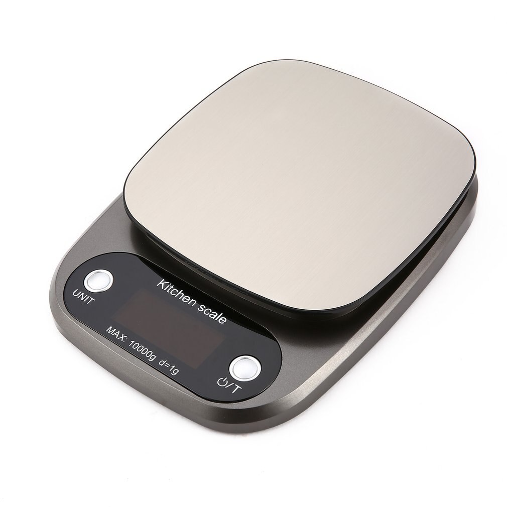 10kg/0.1g Digital Scale Scale High Accuracy Scale Stainless Steel Salver LCD Display Pocket Scale Kitchen Multiple Use