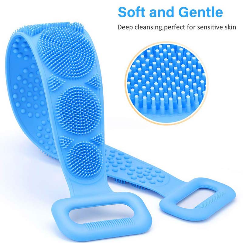 Brosse magique de bain en Silicone, pour le corps, pour le lavage de la peau et la douche