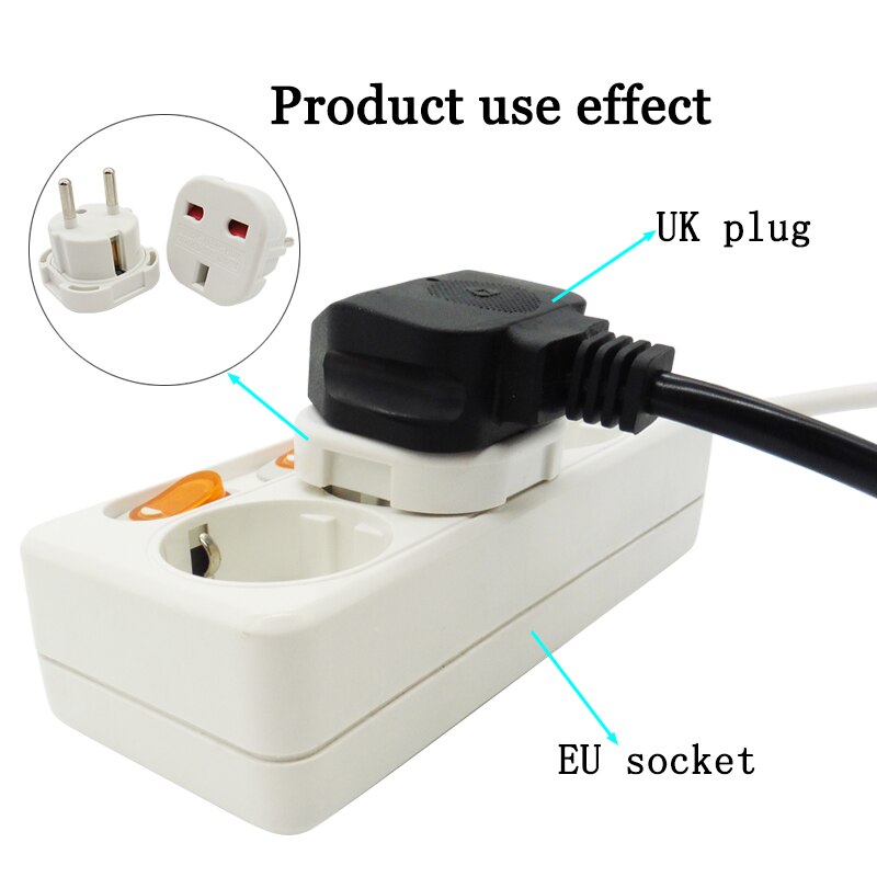 4.0 4.8 German European Plug Universal UK to EU Europe Power Electrical Charger Outlets AC Power Charger Adapter plug SOCKET