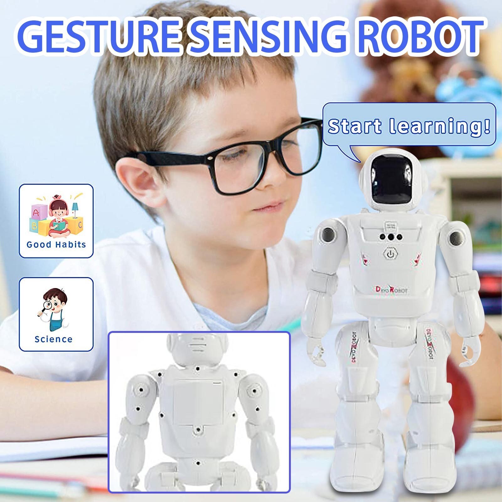 Speelgoed Voor Kinderen Gebaar Sensing Intelligente Afstandsbediening Robot Dance Man Robot Kinderen Speelgoed Juguetes Zabawki Dla Dzieci # l4