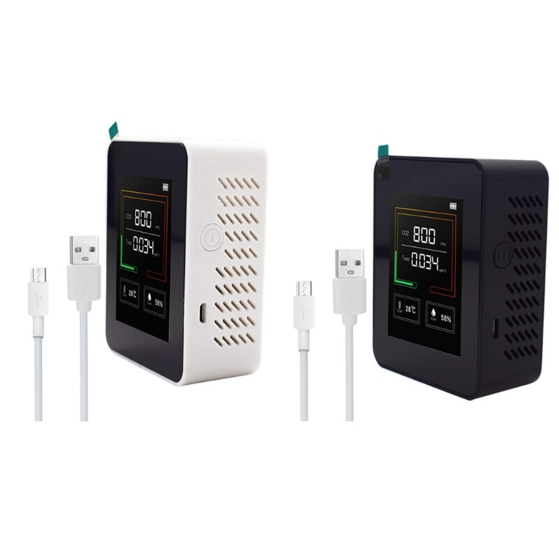 Carbon Dioxide CO2 Monitor TVOC Temperature Humidity CO2 Concentration Meter K9FA