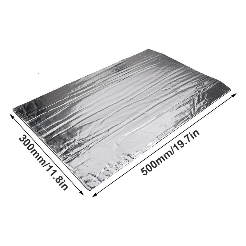 thumbnail image 2 of SUNFEX 12 X 24 Inch Car Heat Shield Insulation Hood Sound Deadener Protective Film Mat 2 of 14