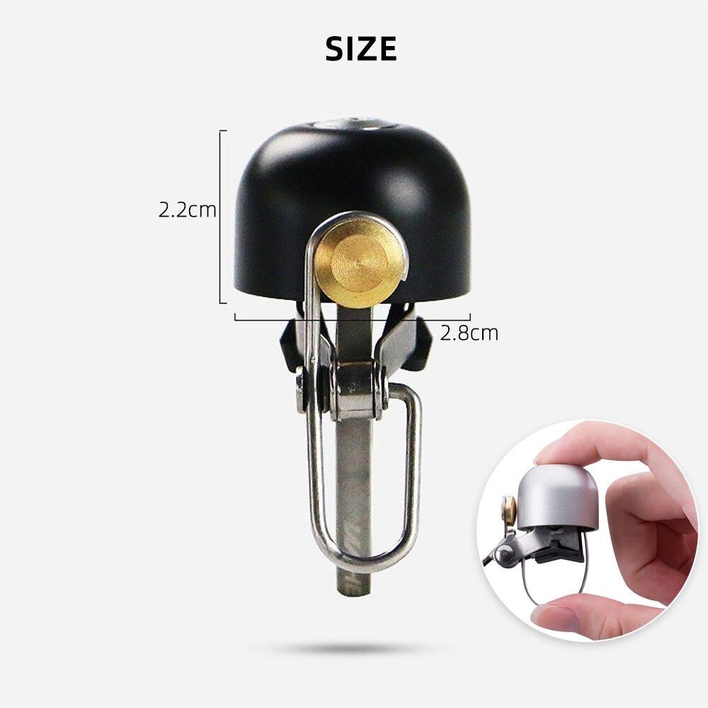 Fietsbel Fietsstuur Metalen Ring Retro Fietsen Bell Alarm Ring Fietsbel Fietsstuur Hoorn Voor Veiligheid