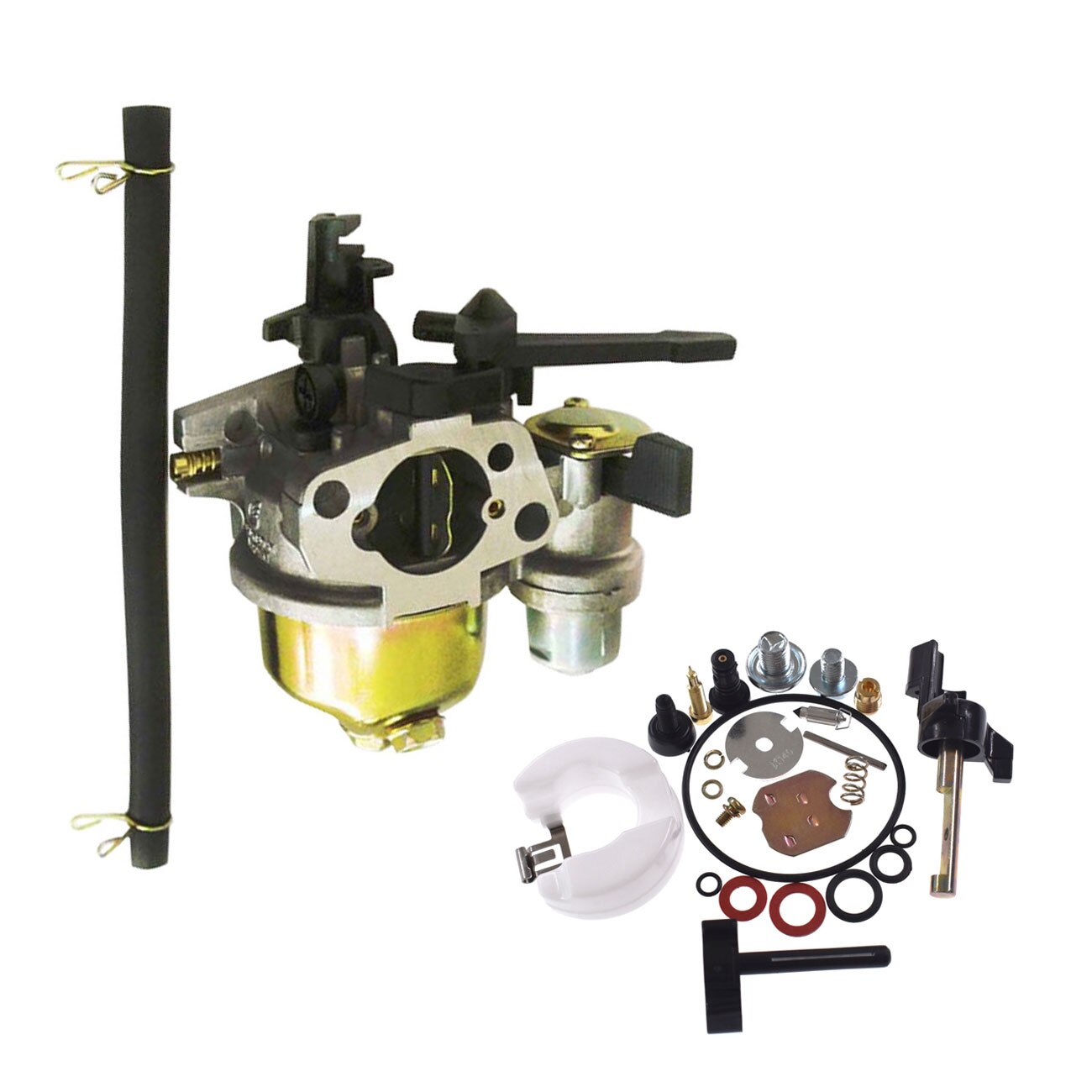 labwork Kit de réparation de carburateur avec flotteurs de rechange pour Mercruiser Marine