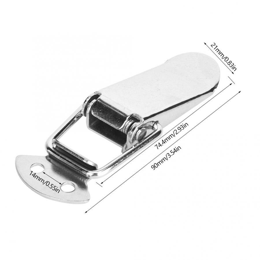 Spring Hasp Lock Buckle Suitcase Chest Box Toggle Latch Catch Clasp.