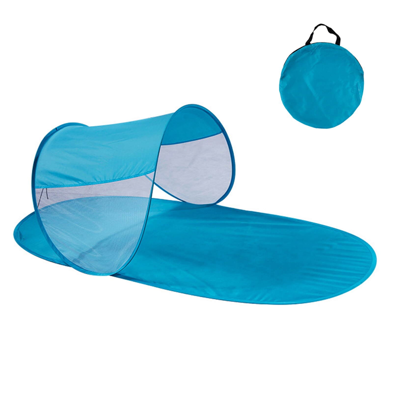 Tienda de campaña para la playa, refugio para el sol en el mar, jardín, acampada al aire libre, resistente al agua: Light blue