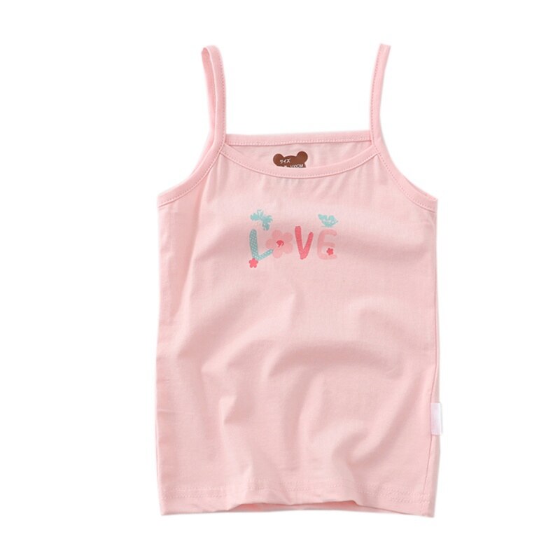 Sommer Baby Unterhemd freundlicher unterwäsche Mädchen Hemd Karikatur Baumwolle T-Shirt oben Leibchen freundlicher Panzer s: A / 2T