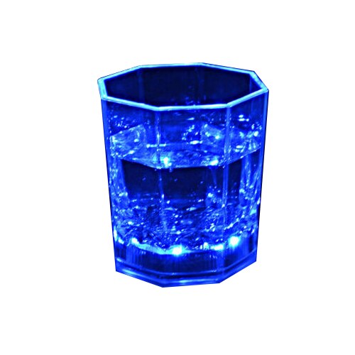 Led Light-Up 4 Kleuren Kleuren Flashing Rock Whisky Glas Plastic Beker Magic Cup