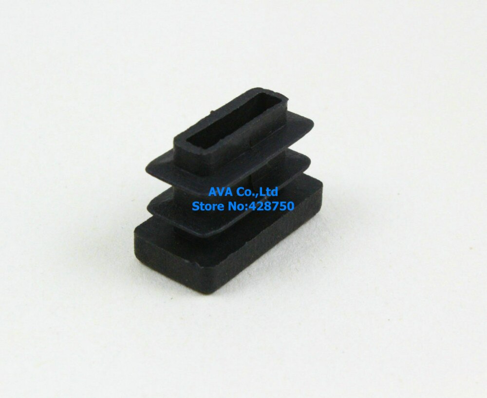 20 stk 10 x 20mm rektangel plast innstikkhylse rørhette
