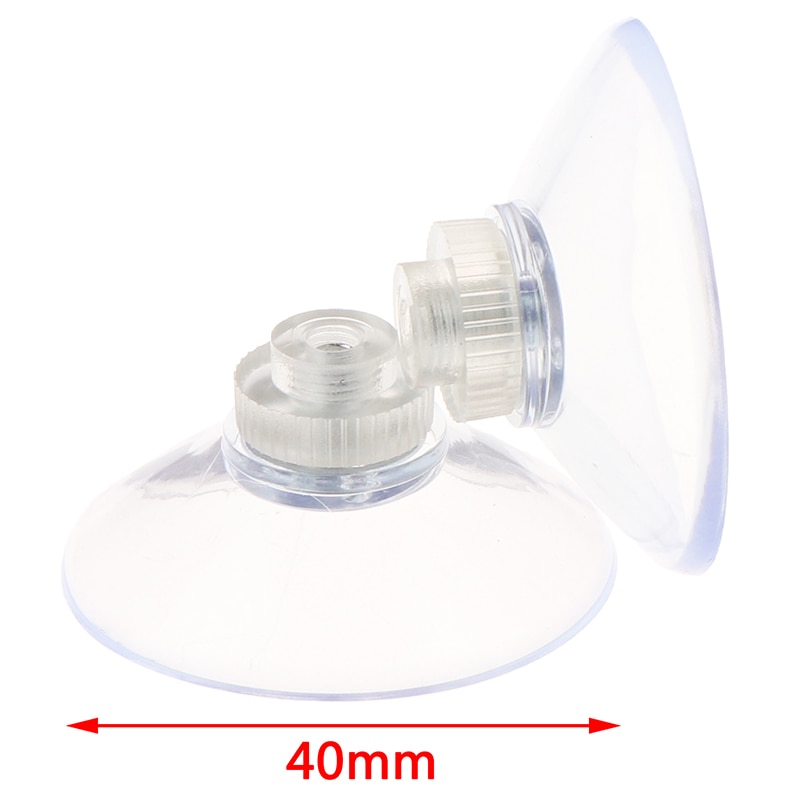 Ventosas con tuerca moleteada para cocina, 10 Uds. De rosca M4 de 40mm, ventosa transparente con tornillo, colgador de almacenamiento, herramientas para el hogar