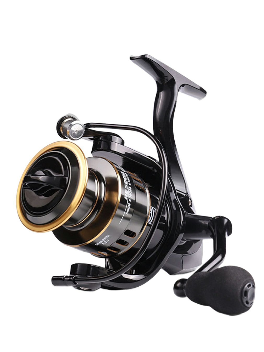 HE-1000-carrete de pesca de 12 ejes, de Metal, giratorio, Ultra suave, de aluminio, CNC, para pesca en agua dulce y salada: Default Title