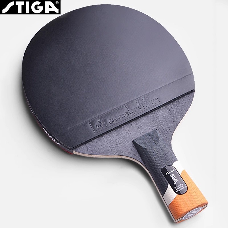 Original STIGA 6-Star Table Tennis Racket 5+2 Carbon Ping Pong Paddle with Rubber 6 STAR Carbon Ping Pong Bat Set