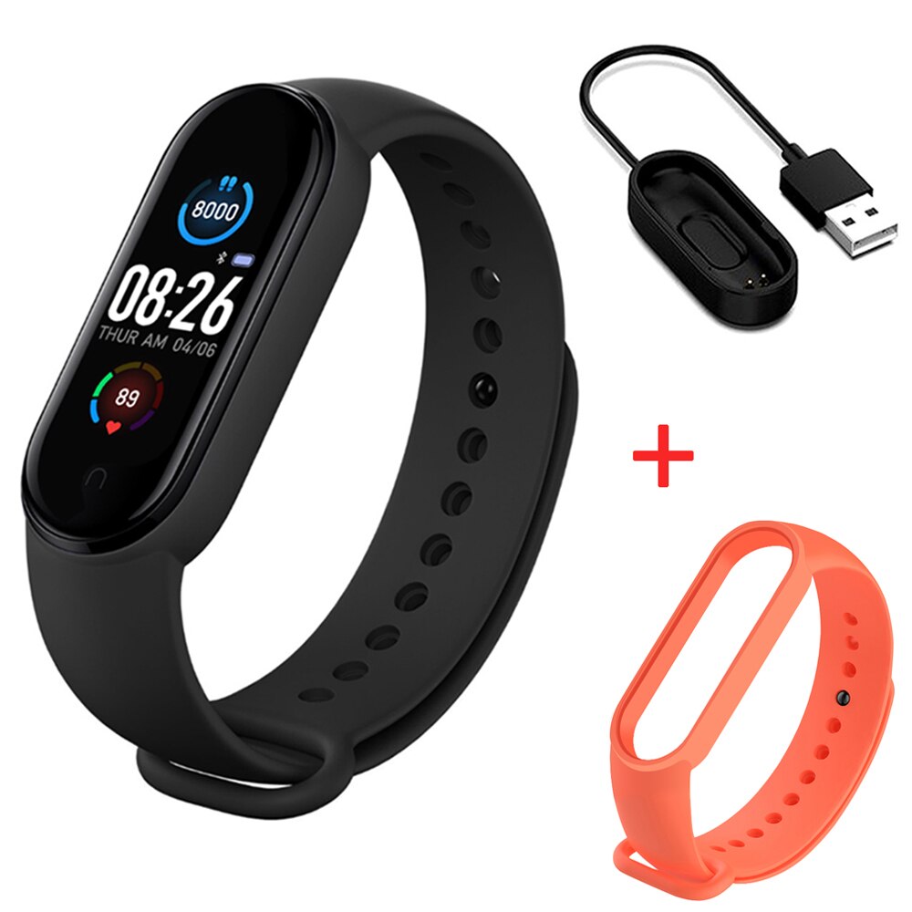 M5 Smart Band Bluetooth Bracelet Sport Smart Watch Fitness Tracker Pedometer Heart Rate Monitor Wristband for Android IOS: 2