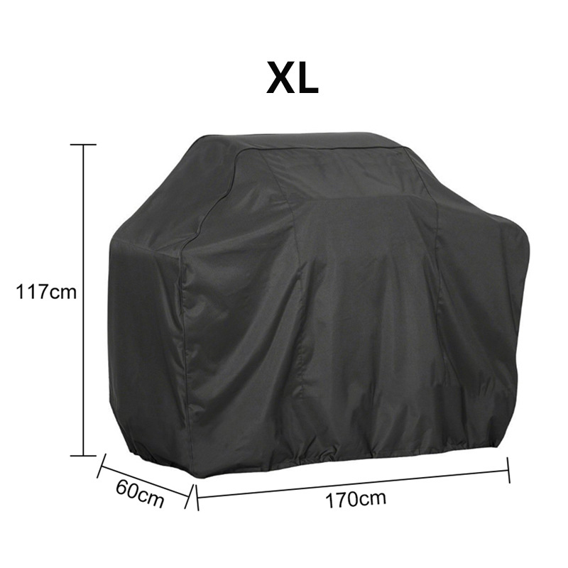 Parasol impermeable para parrilla de barbacoa, cubierta antipolvo, lluvia, UV, para carbón, accesorios de barbacoa eléctrica, jardín al aire libre: XL