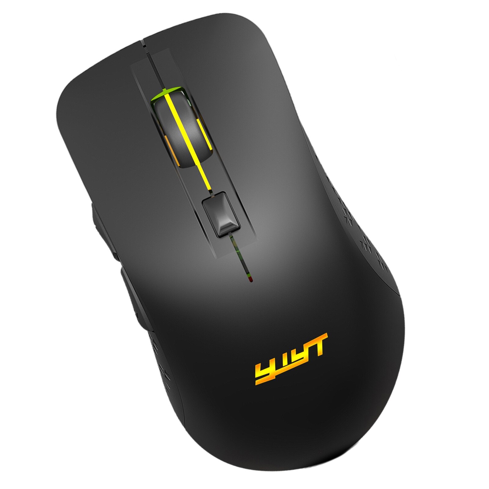 Dual Modi 2.4Ghz Bluetooth Draadloze Muis Computer Muis Met Usb-ontvanger Voor Laptop Pc 6 Knop Draagbare Zwart