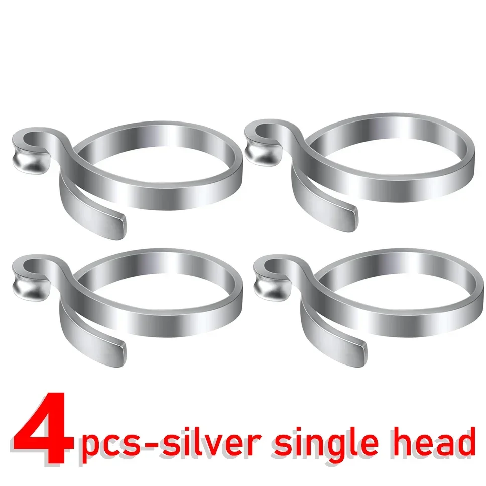 Anillos ajustables para tejer ganchillo, guía de hilo DIY, soporte más rápido para dedo, herramienta para ganchillo, suministros de costura, 4/1 Uds.: Verde claro