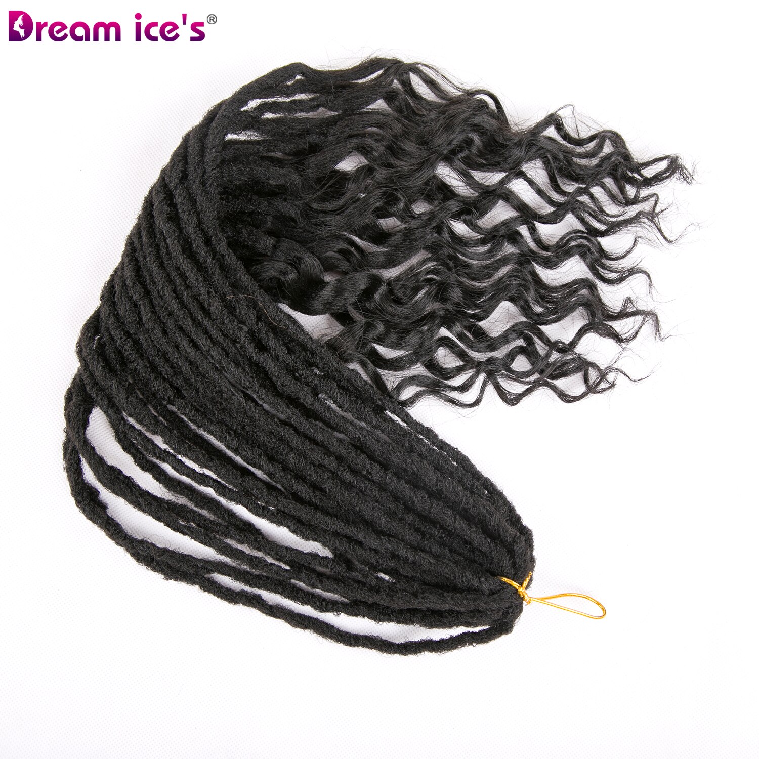 afrikanisch Synthetische Haar Göttin Faux Loks Häkeln Haar Erweiterungen 24 "Lange Faser Leidenschaft 24 wurzeln/Pack Für afro schwarz Frauen