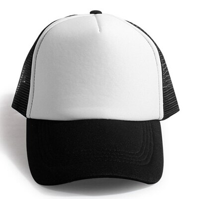 12 stks/partij Leeg Sublimatie Cap Hoed Voor Sublimatie INKT Print DIY Warmte Druk Printing Transfer: Black
