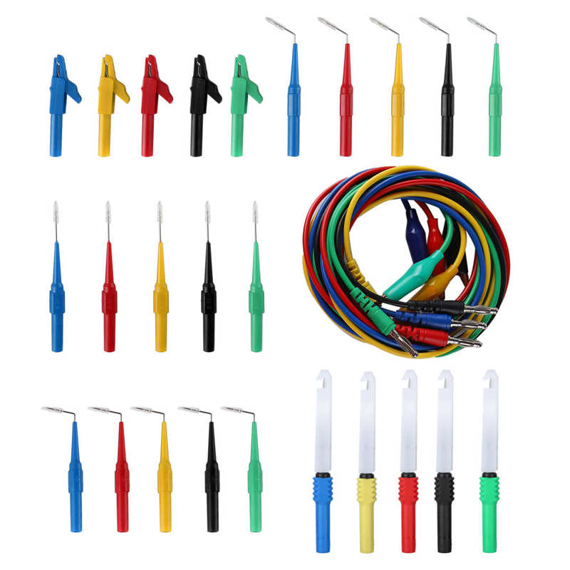 JT8036‑2 Test Wire Kit Multimeter Test Line Low Frequency Multifunction Test Lead Waterproof Test Probe AC/DC Interface