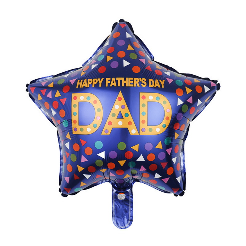Ballons à hélium pour fête des pères, 18 pouces, espagnol, à feuille, décoration de fête: 9