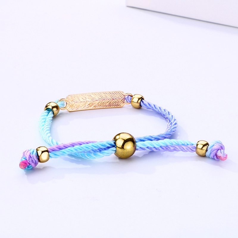 4Pcs Handgemaakte Gevlochten Armband Verstelbare Kleurrijke Touw Geweven Armband Mode-sieraden Voor Vrouwen Tiener Meisjes Party Gunsten