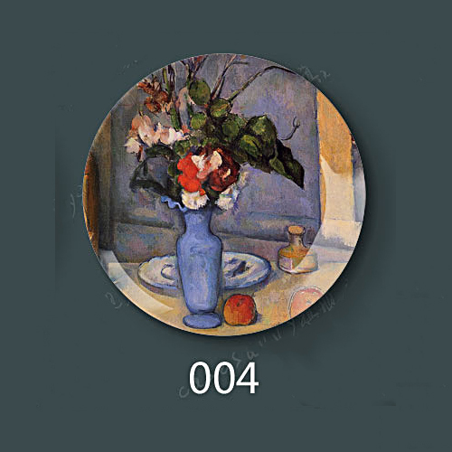 8 "Inch 20.5Cm Diameter Paul Cezanne Schilderen Porselein Decoratieve Thuis Hal Muur Opknoping Plaat Arts Disc: 4