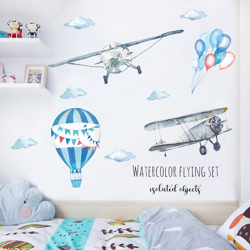 Heatboywade Self-adhesive Vinyl Kids Wall Stickers Cartoon Fighter Home Decor Decals Wallpapers for Boys Child Bedroom Nursery