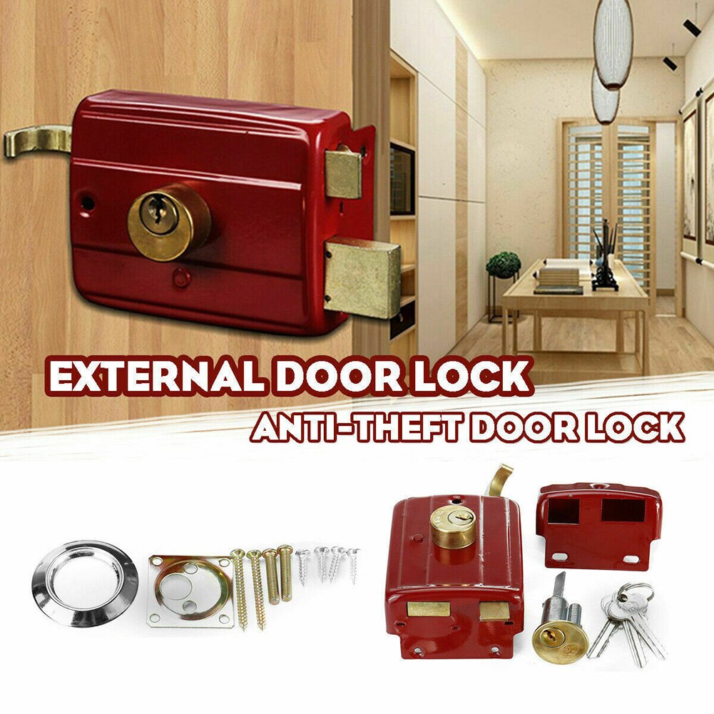 Heavy Duty Lock Security Door Lock Dead Bolt Lock with 3 Keys for Front Door Home Security JHP-Best