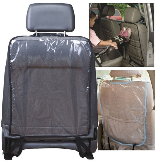 Auto Seat Terug Organisator Storage Bag Car Seat Terug Scuff Vuil Bescherm Cover Voor Kind Baby Kid Kick Mat Pad waterdichte Universele