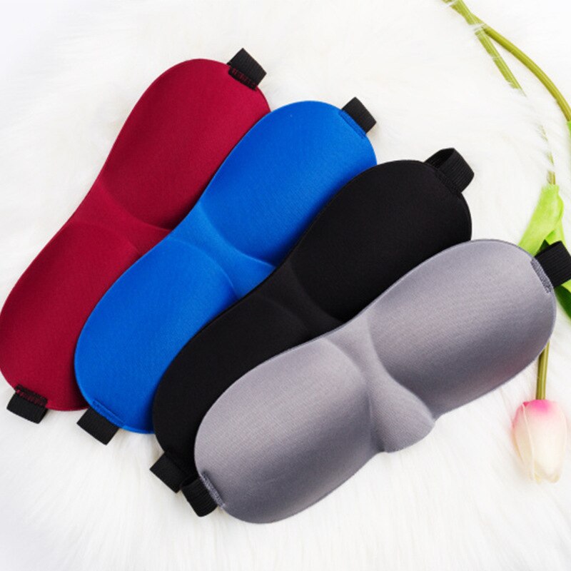 1PCS Sleeping Eye Mask 3D sleeping eye cover Soft Comfort Natural Blindfold Shield Eyeshade Cover Eyepatch