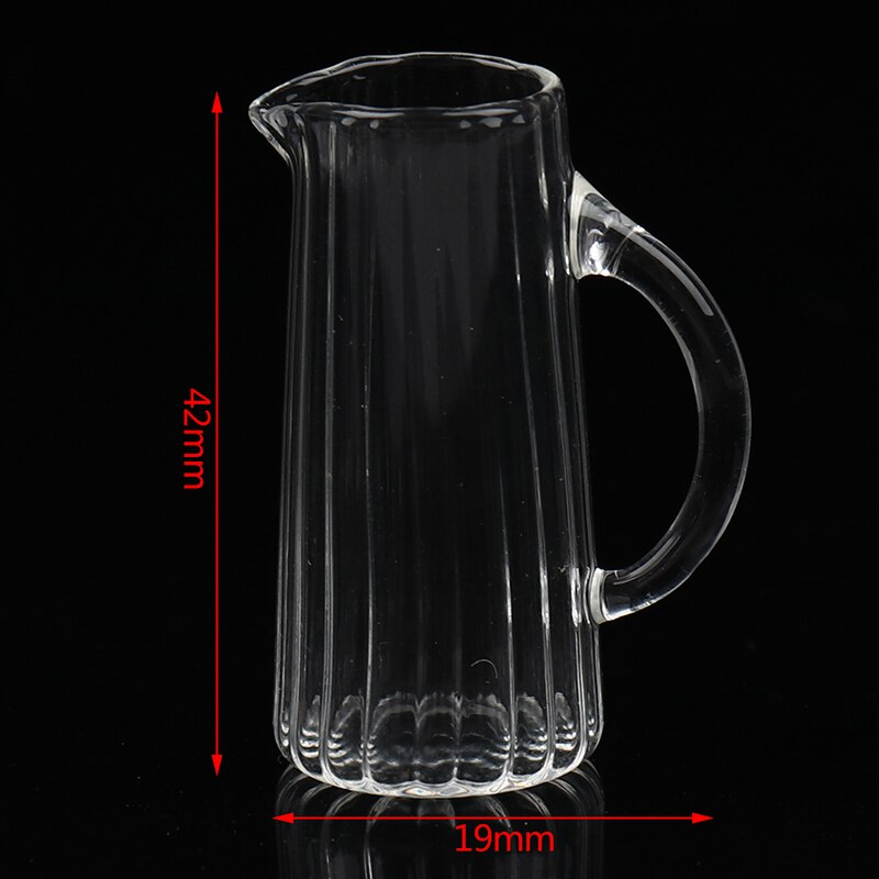 1Pc 1:12 Scale Miniature Glass Drinking cup Dollhouse Kitchen Accessories DIY Toys: 1