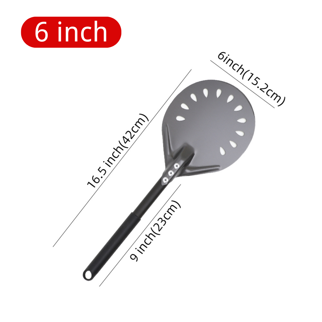 7 8 9 10 Inch Long Pizza Peel AdjustableTurning Shovel Spatula Baking Tool Kitchen Utensils Nonstick Big Pizza Turner for Oven: light green