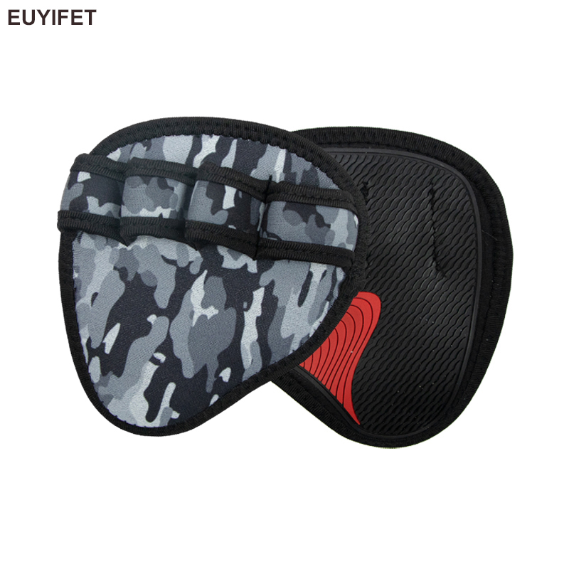 Neopren grebpuder løftegreb fitness træningshandsker vægtløftning calisthenics styrkeløft fitness sport håndbeskytter: Multi