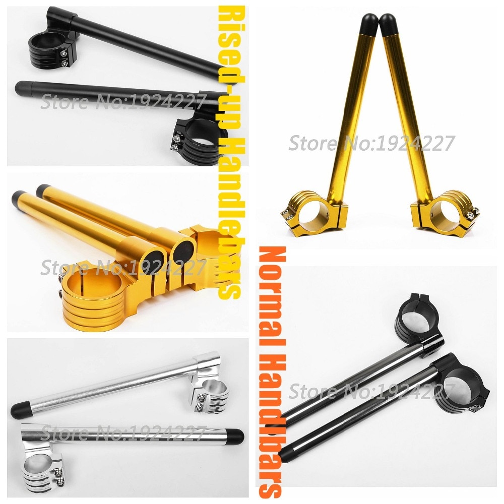 Motorbike Clip Ons Handle Bars 36mm For YAMAHA XV750 MK Virago XS850 G/H LG/LH/SG/SH XV920 J Virago Normal Or Rised-up Grips