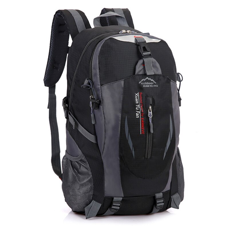 40LBackpack Outdoor Sport Backpack Mountaineering Backpack Men and Women Backpack Leisure Travel Backpack 40L for Mountain Bike: BLACK